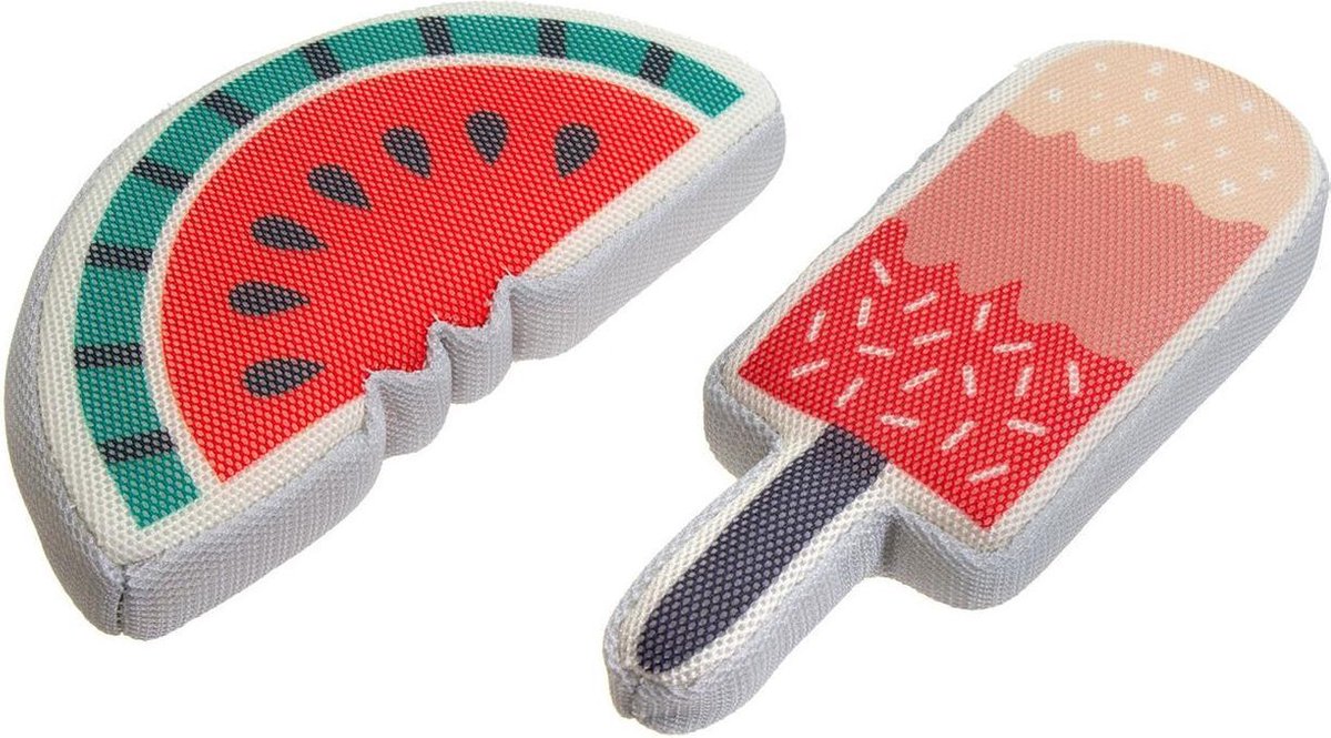Mesh dog toy icecream 22x8x3cm