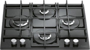 Hotpoint TQG 641 HA(BK) kookplaat Zwart Ingebouwd Gaskookplaat 4 zone(s)