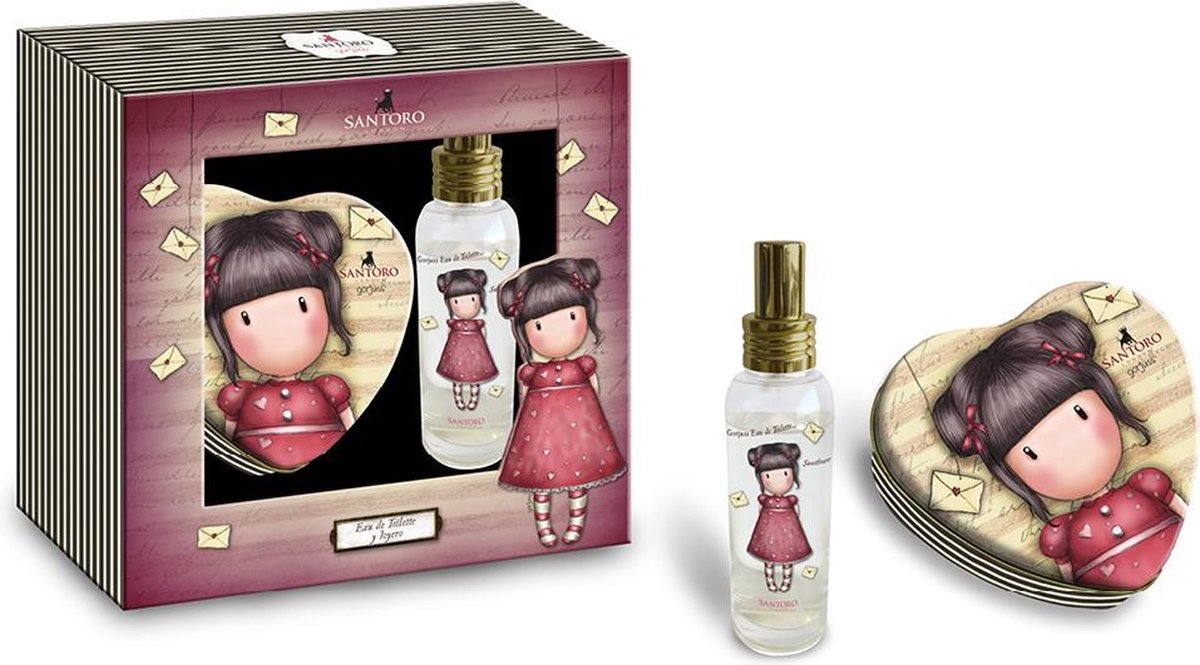 GORJUSS - Geschenkset met Eau de Toilette 100ml & Hartvormig Tinnen Doosje