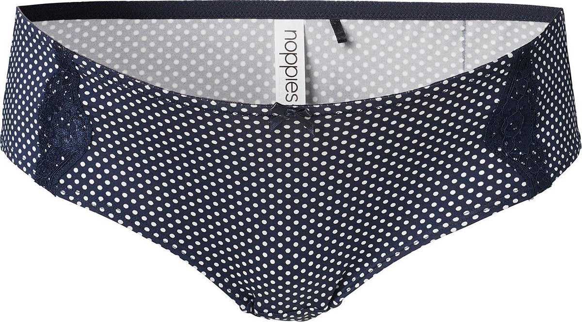 Noppies Zwangerschapsslip Dot - Dark Blue - Maat XXL