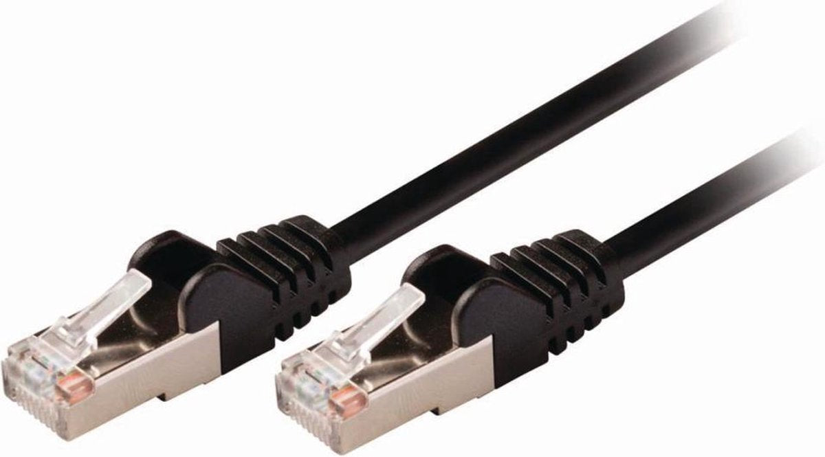 Cat 5e SF/UTP Network Cable | RJ45 Male - RJ45 Male | 1.5 m | Black