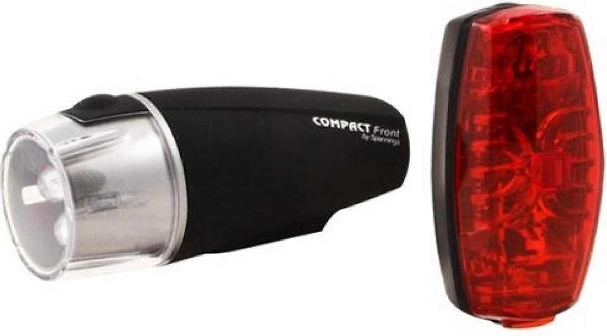 Spanninga Verlichtingsset Compact Batterij Led Zwart