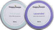SET HappySoaps Deodorant NEUTRAAL & LAVENDEL|Natuurlijk