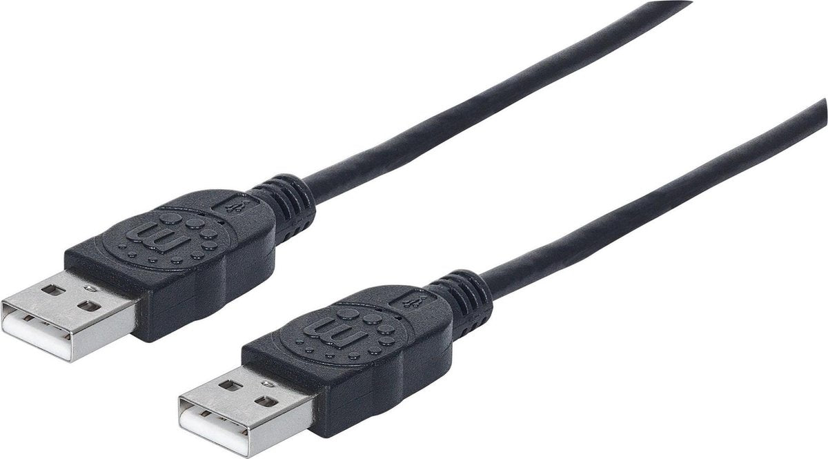 Manhattan 353892 USB-kabel 1 m USB 2.0 USB A Zwart