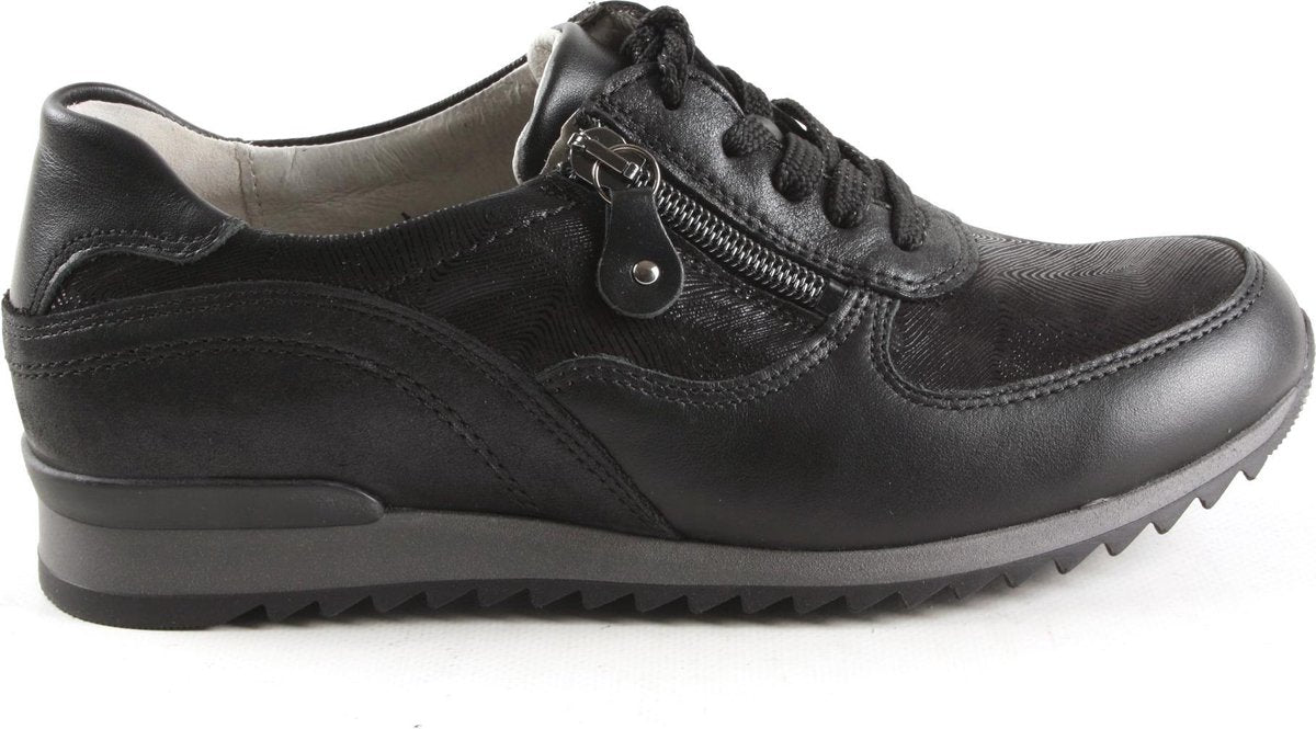 Dames Veterschoenen Waldlaufer 370013-419-001 Hurly Zwart - Maat 5