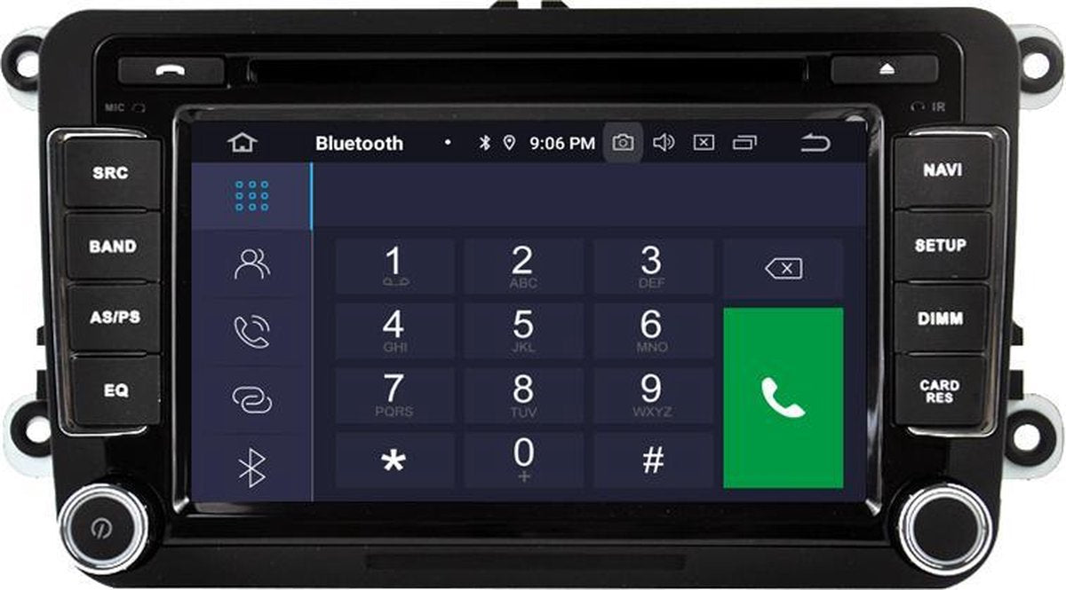 vw rns 510 radio navigatie carkit usb android 10 carkit draadloos carplay android auto 64 GB