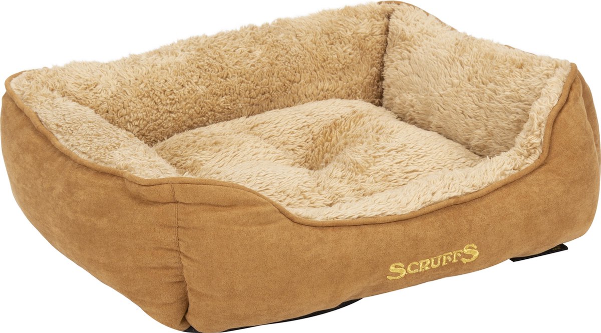 Scruffs Cosy Comfortabele Hondenmand - Goudkleurig - Small 50 x 40 cm