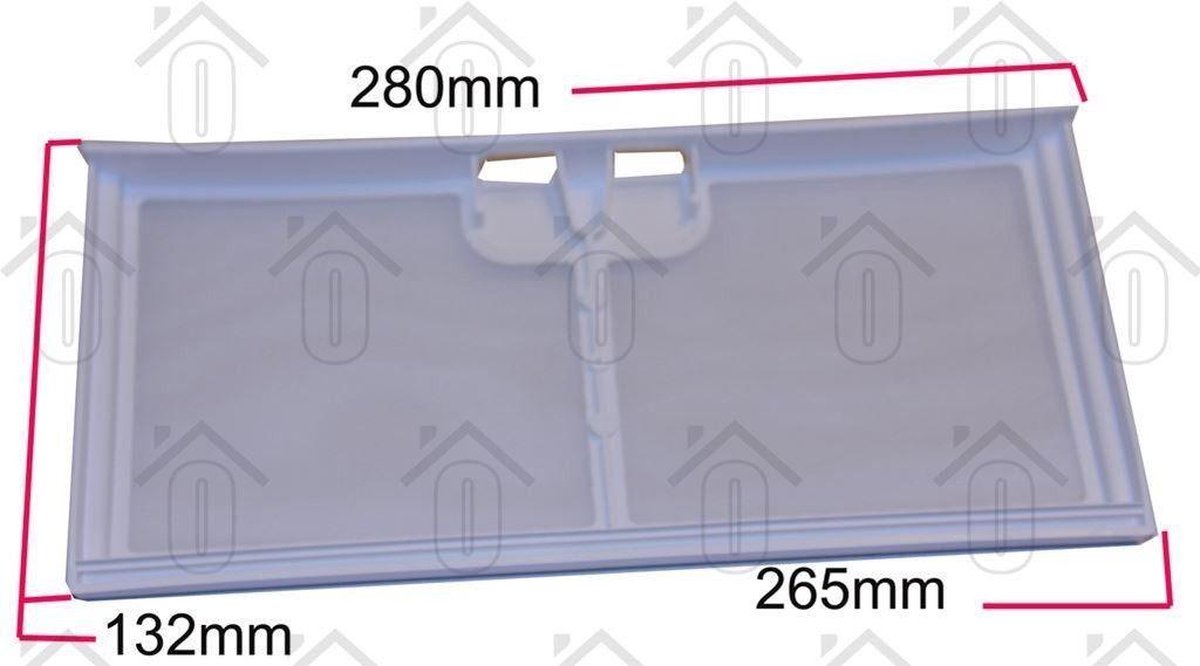 Bauknecht Filter Pluizenzeef -in deur- AWZ220