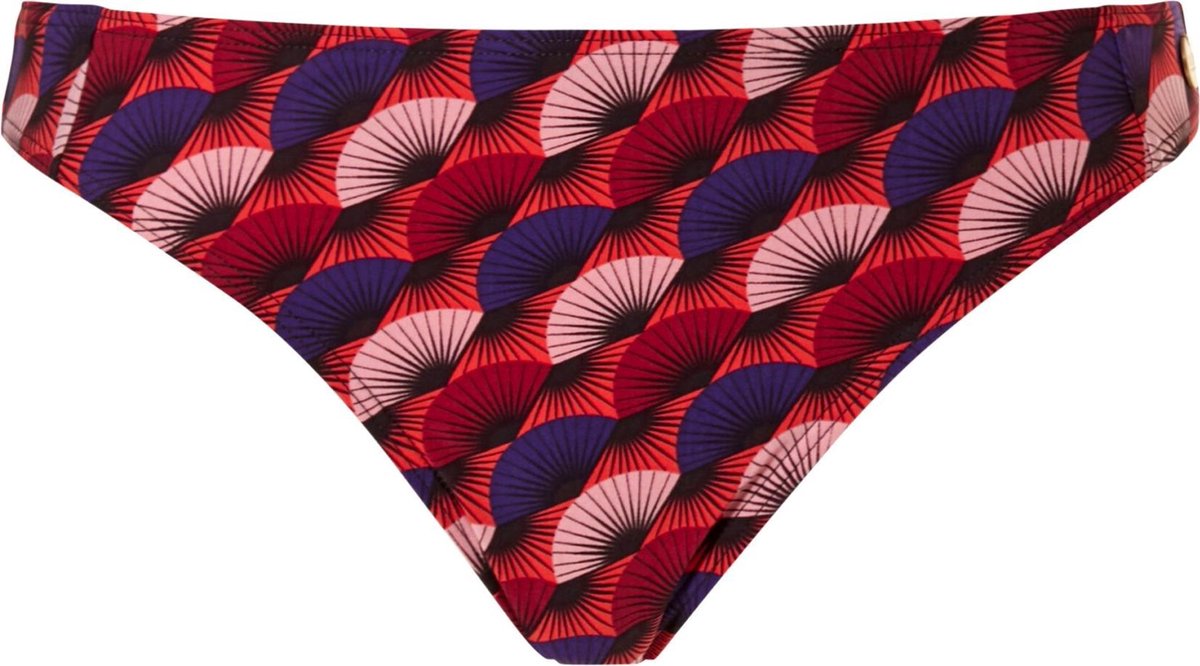 TC WoW - Ten Cate - Bikini Slip African Culture - maat 44 - Paars Rood