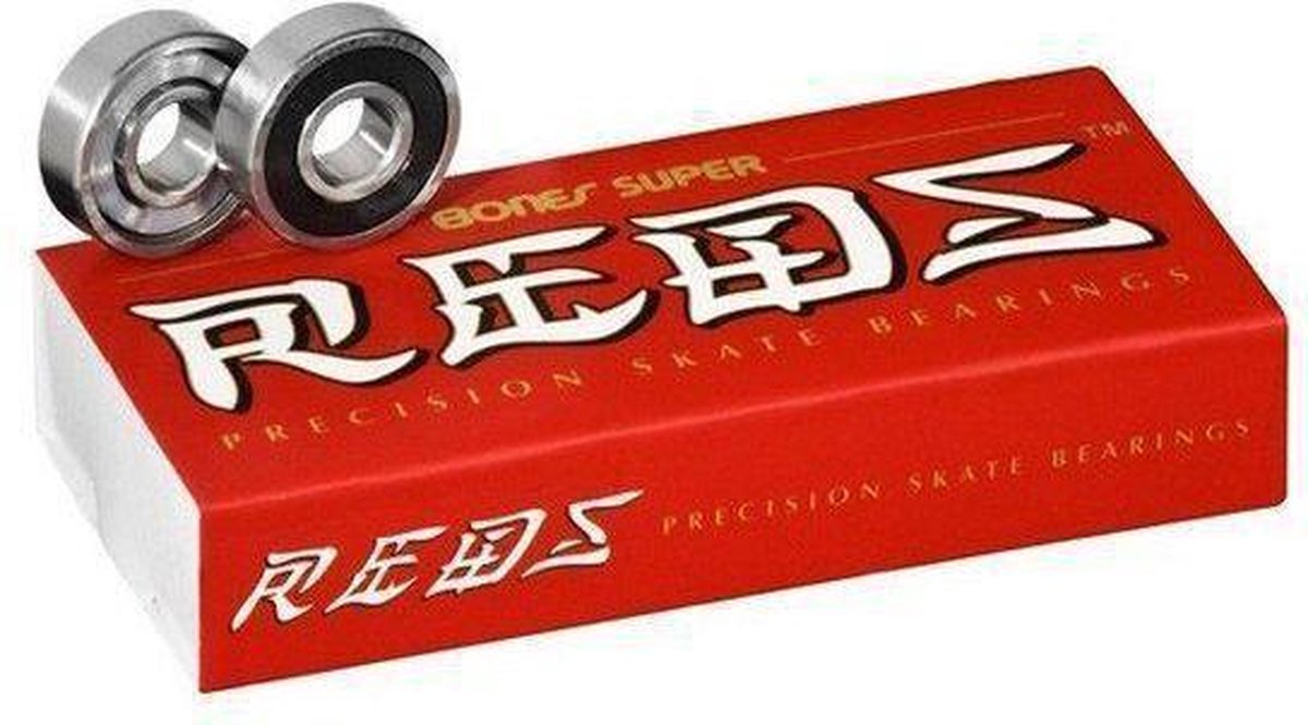 Skateboard lagers Bones Super China Reds