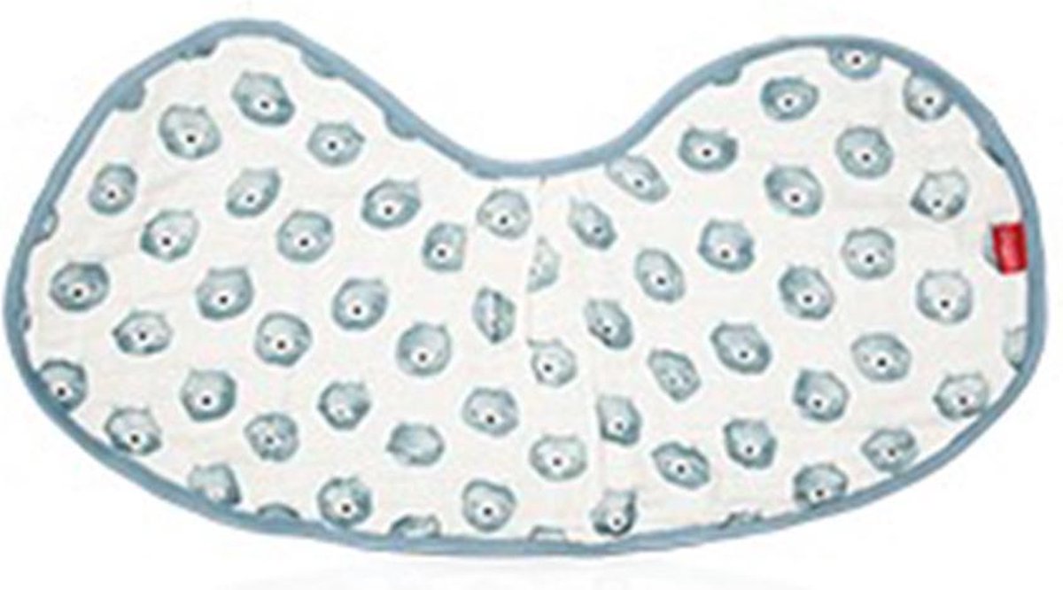Nuby Slabbetje En Spuugdoekje 2-in-1 Junior 30 Cm Katoen Blauw