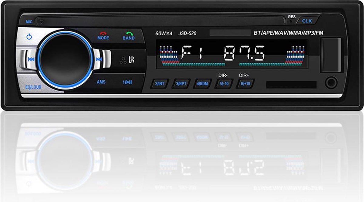Strex Autoradio voor alle auto's met Bluetooth