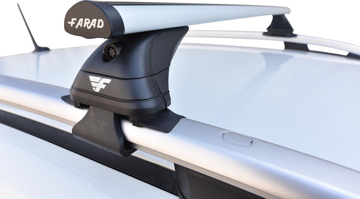 Farad Dakdragers - Toyota RAV4 3d 2000 t/m 2005 - Open Dakrail - 100kg Laadvermogen - Aluminium - Luxset