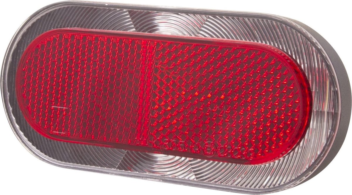 Spanninga Achterlicht Elips Xds Naafdynamo Led 50 Mm Rood