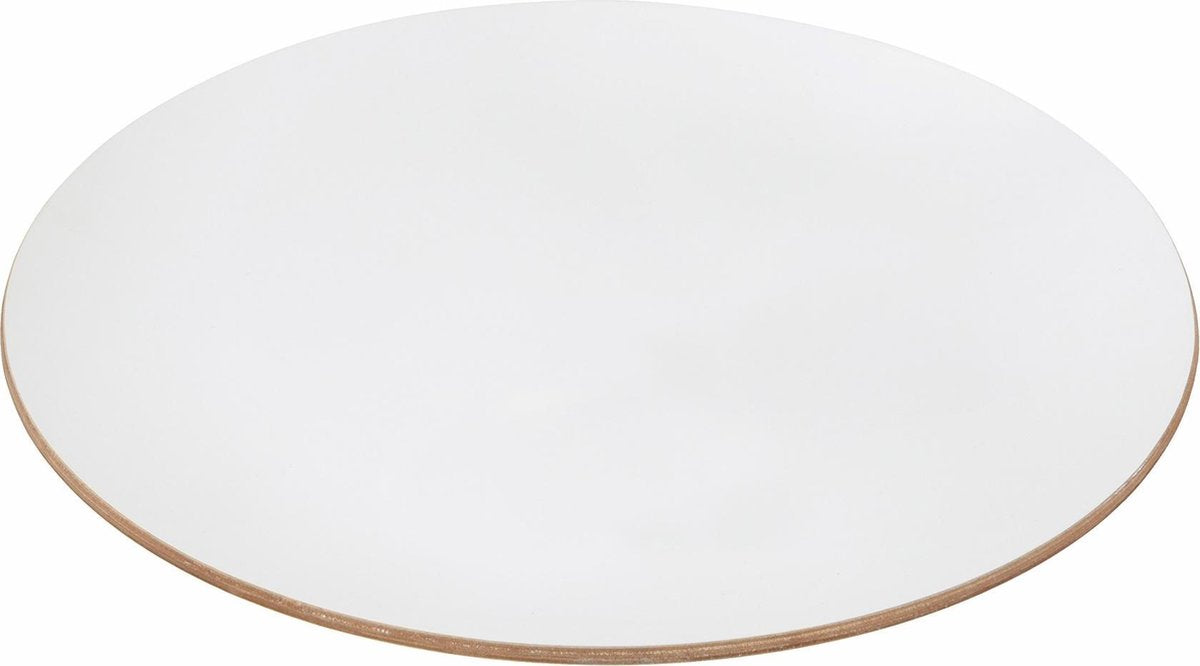 Point-Virgule - Serveerschaal - Rond - Wit - ø 41cm H 3cm