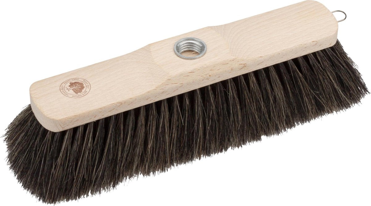 Houten zachte binnen bezemkop 28 cm - Kamerbezems/binnen bezems