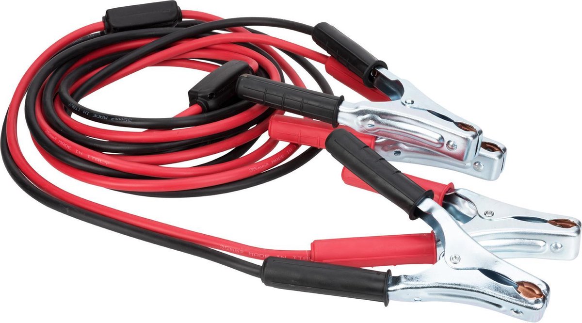 Quparts Startkabels met half geïsoleerde klemmen - 400A - 35 mm² - 5 m - 100% koperen geleiders