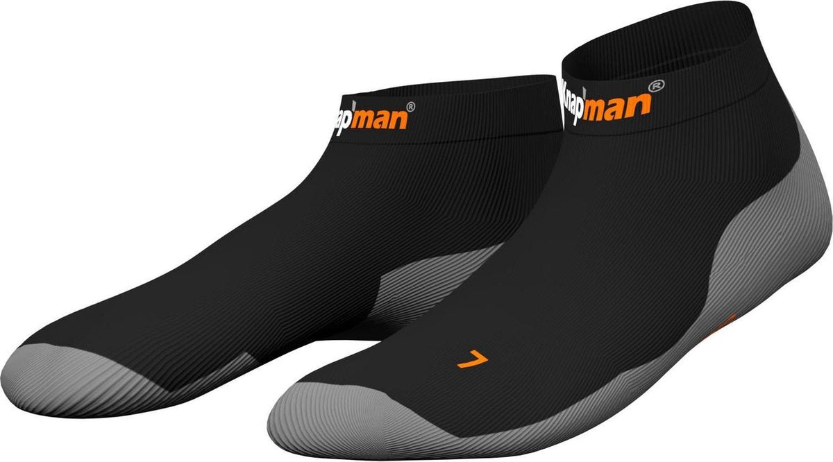 Knapman Compressiekousen - Unisex - zwart