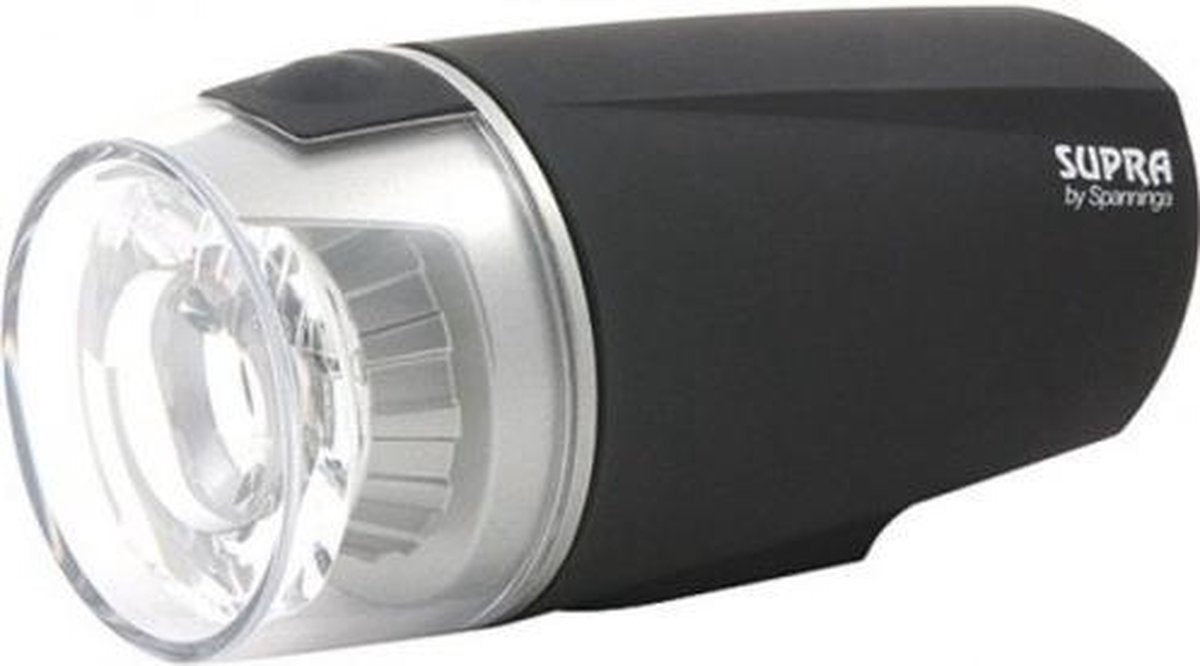 Spanninga Koplamp Supra Xtl Led Oplaadbaar Zwart