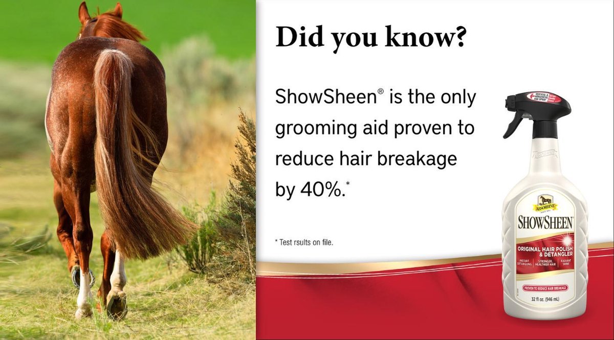 Absorbine Showsheen manen en staart ontklitter