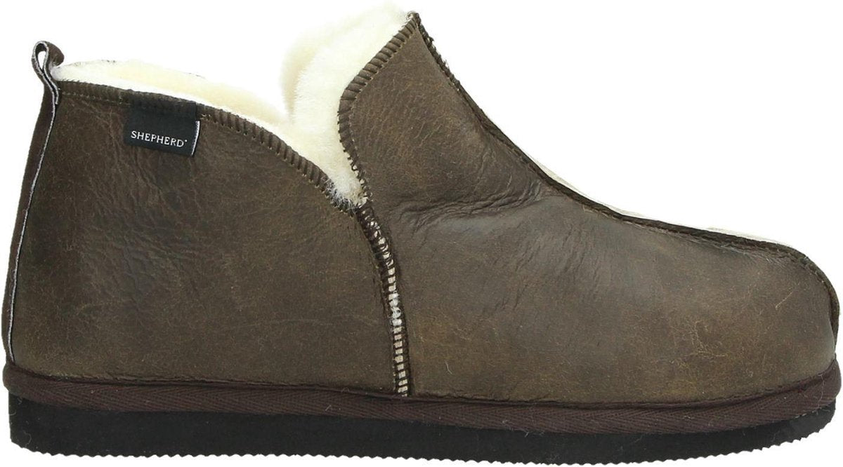 Shepherd Anton Heren Pantoffels - Bruin - Maat 40