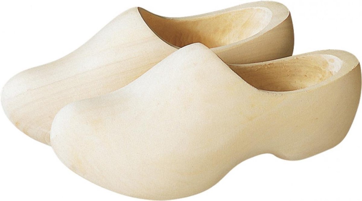 Houten klomp Nijhuis 110 geschuurd volwassenen - naturel - 34/35