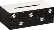 J-Line Zakdoekdoos Panda Hout Wit/Zwart
