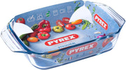 Ovenschaal Rechthoek - Met Grepen - Borosilicaatglas - 1