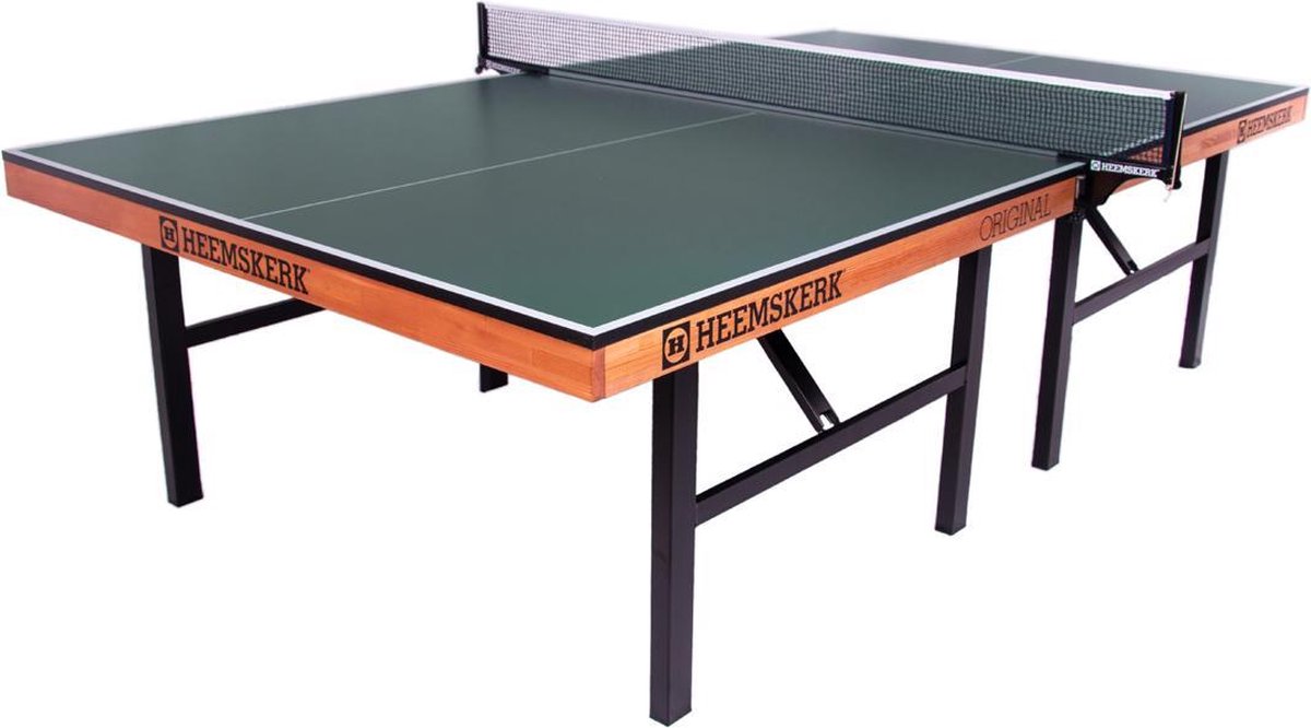 Heemskerk Original Tafeltennistafel met stevig metalen onderstel - Groen