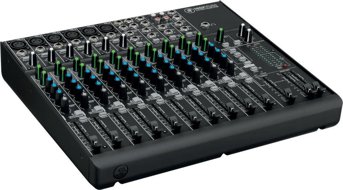 Mengpaneel Mackie 1402-VLZ4 compact 14-kanaals met hoes
