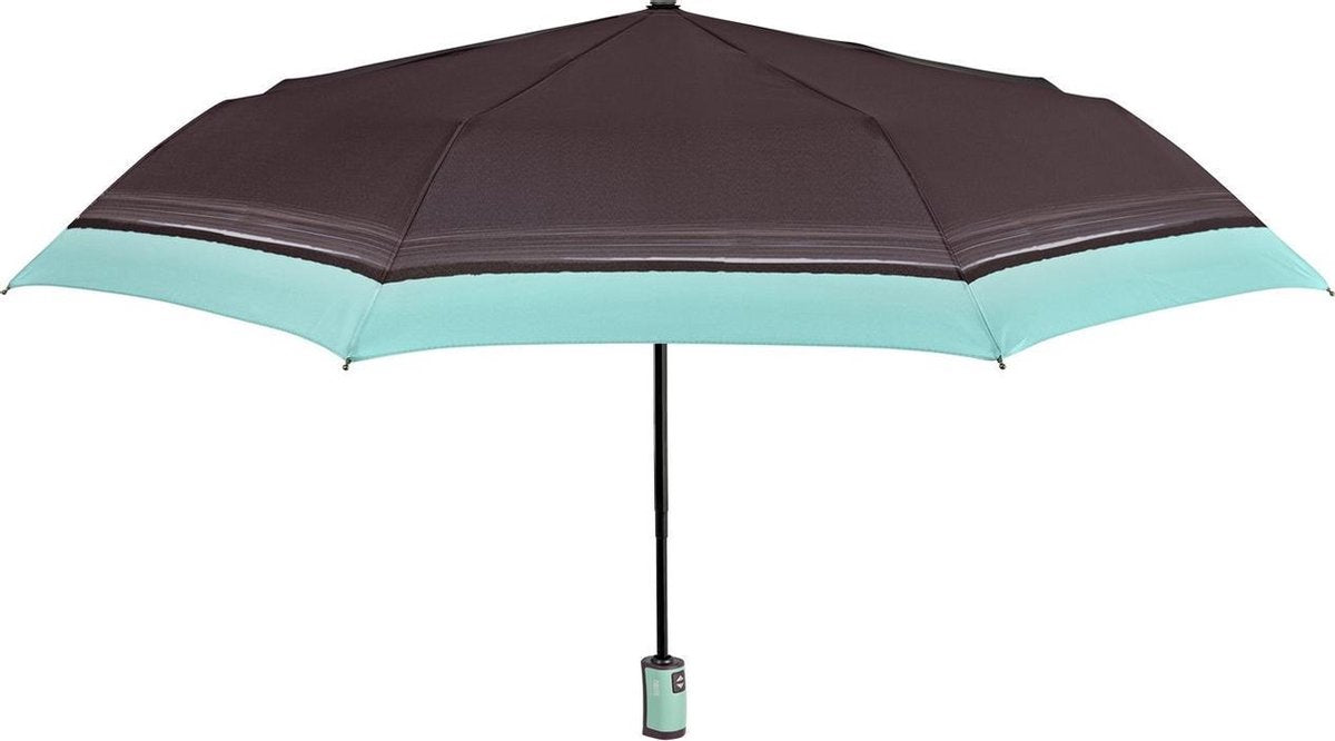 Perletti Mini-paraplu Dames Auto. 98 Cm Microfiber Lichtgroen