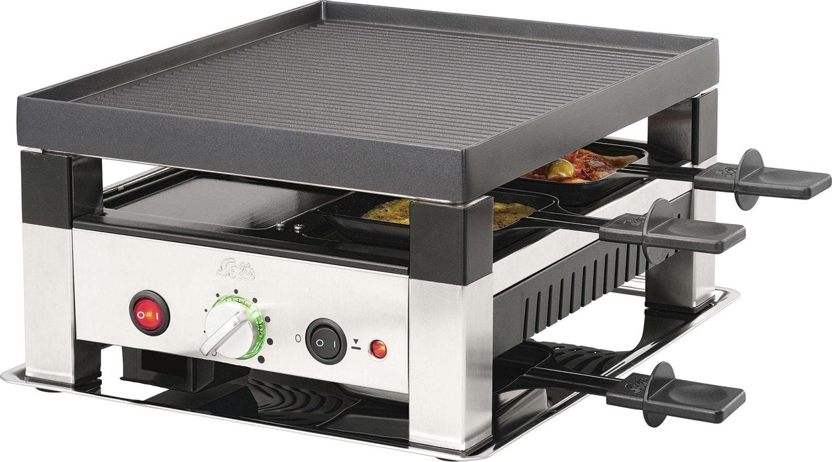 Solis 5 in 1 Table Grill for 4 7910 - Grill Apparaat - Gourmetstel 4 personen