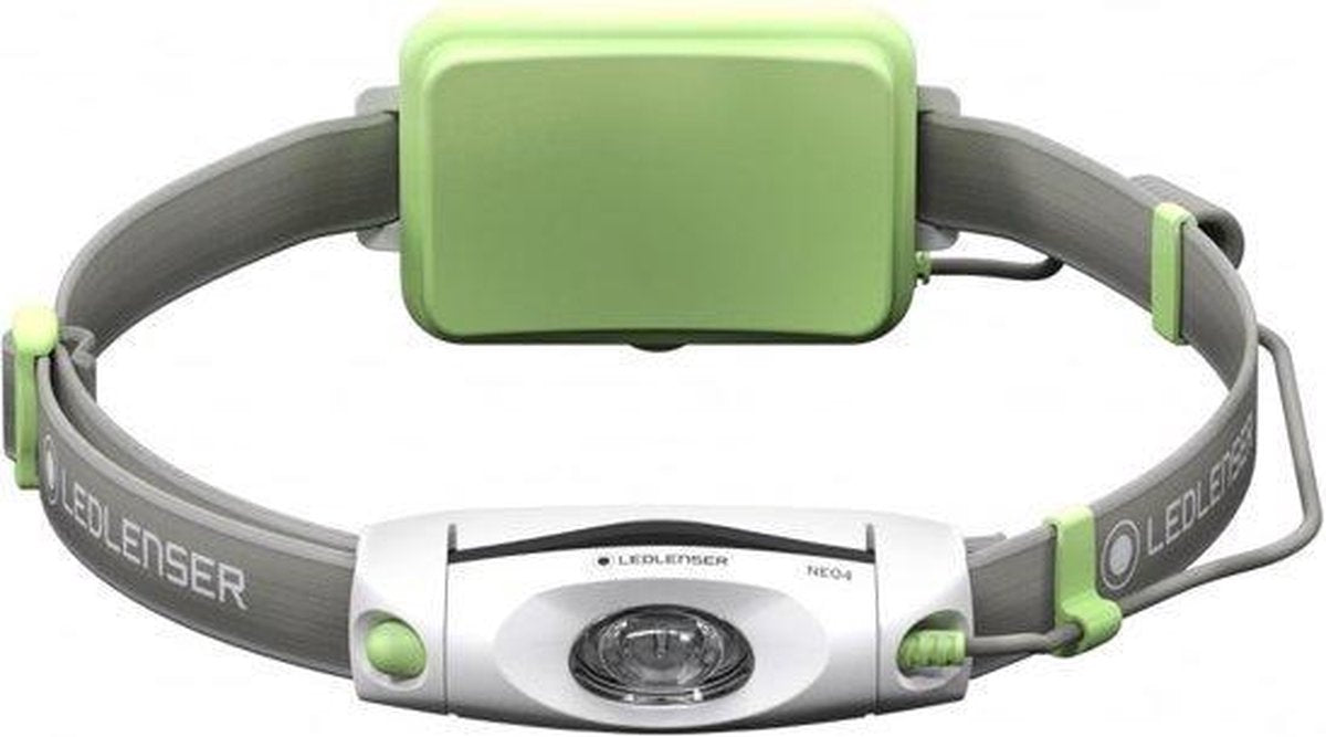 Ledlenser NEO-4 Groen - Jogging hoofdlamp - Breedbeeldformaat - niet-verblindend - 240 lm