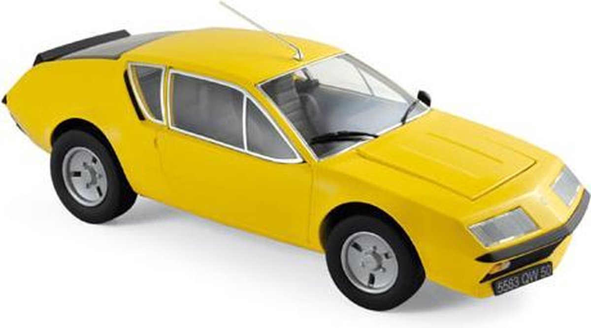 Norev Renault Alpine A310 1977 - Geel 1:18
