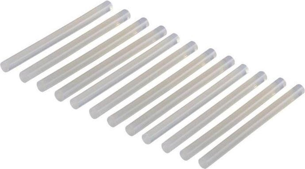 Lijmstick - LIJMPATRONEN - 7mm X 100MM - 12 STUKS - Lijmstaven - Glue gun Lijmpatronen
