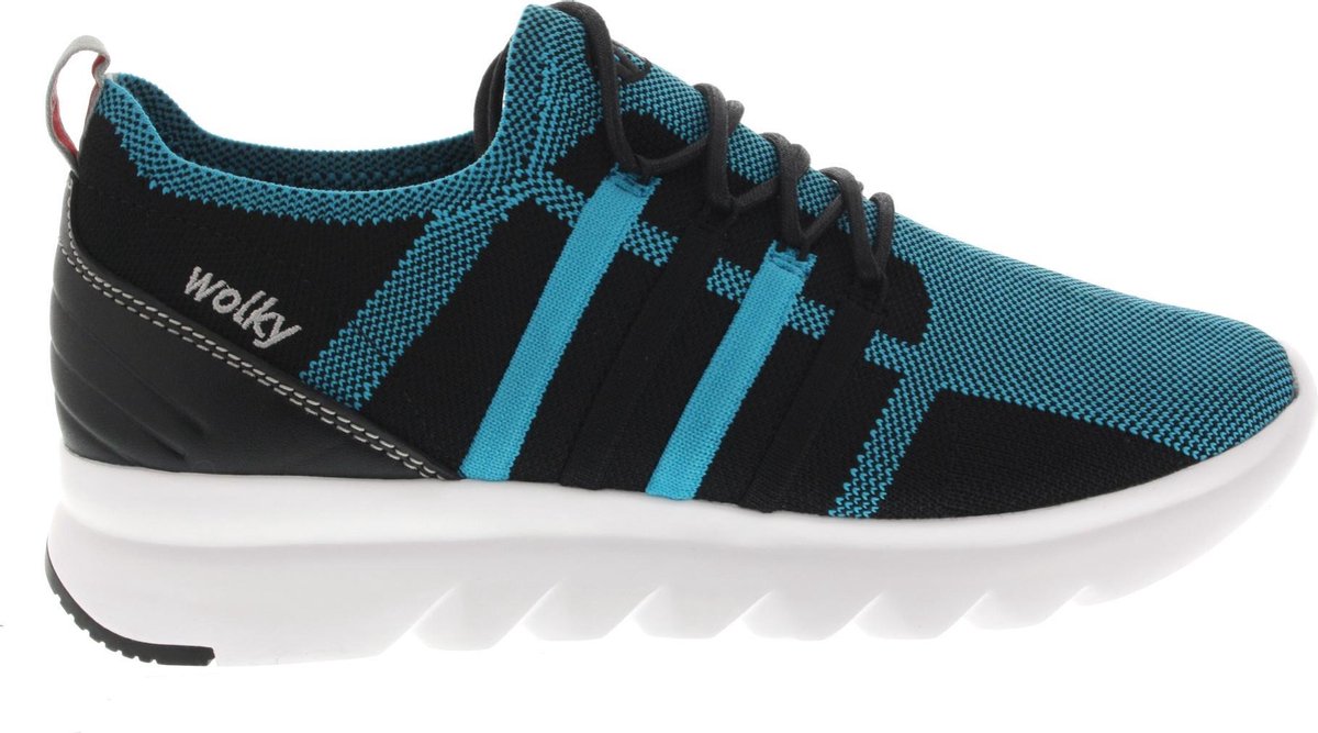 Dames Sneakers Wolky Mako 3-d Sneaker Turqoise Blauw - Maat 40