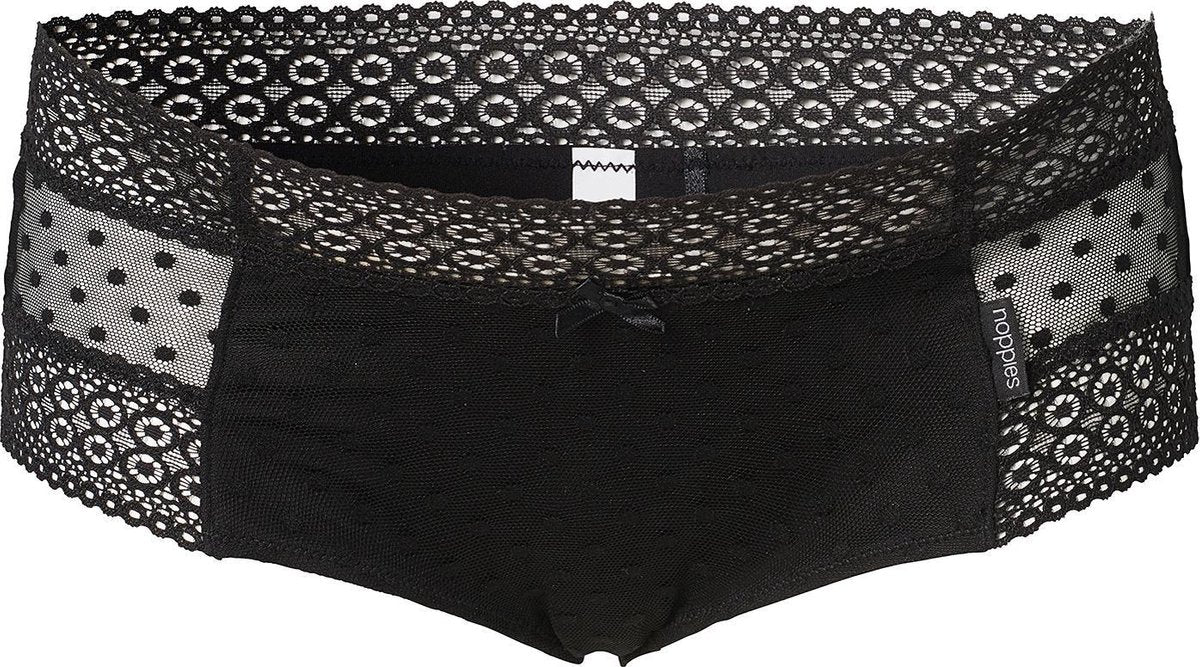 Noppies Zwangerschapsslip Mesh - Black - Maat M