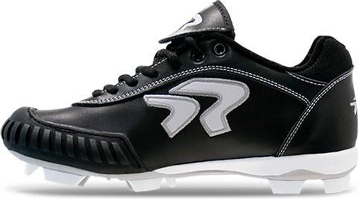 Ringor - Honkbal Schoenen - Dames - Kunststof Noppen - Neusbescherming - Zwart - US 7