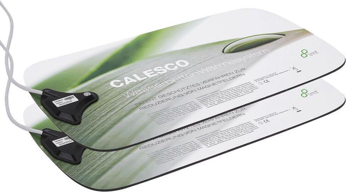 Beliani CALESCO - Waterbedverwarming set van 2 - wit - polycarbonaat