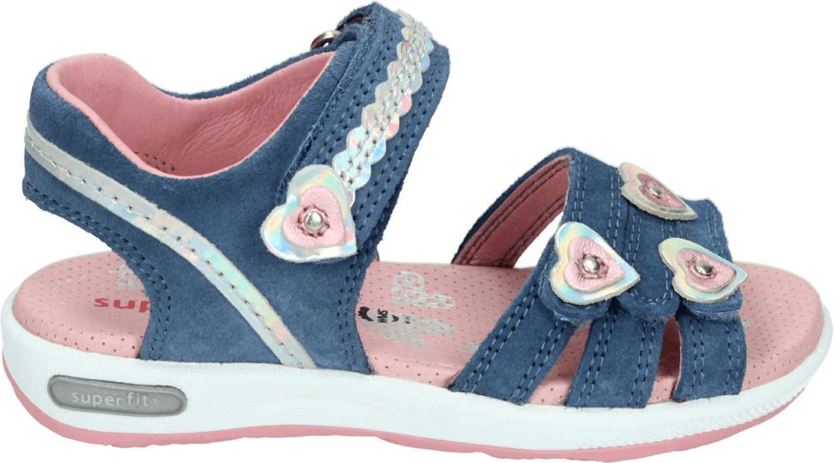 Superfit 6133 - Kinderen MeisjesSandalen - Kleur: Blauw - Maat: 34