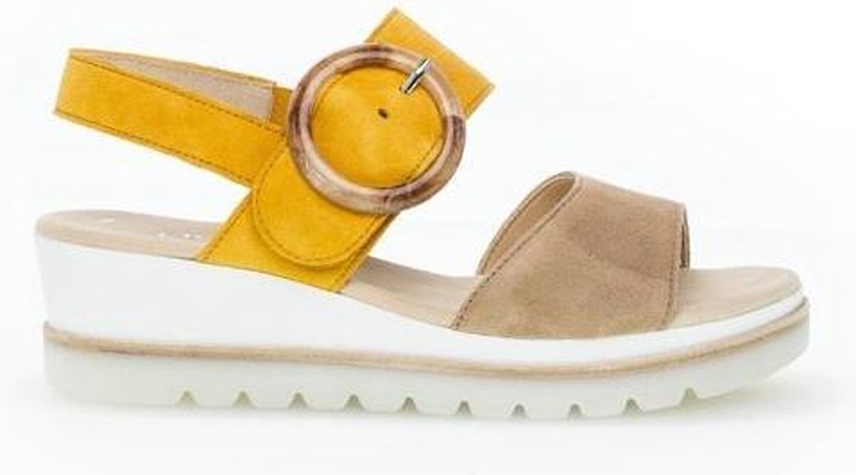 GABOR 44.645.13 Sandaal beige/geel maat 5