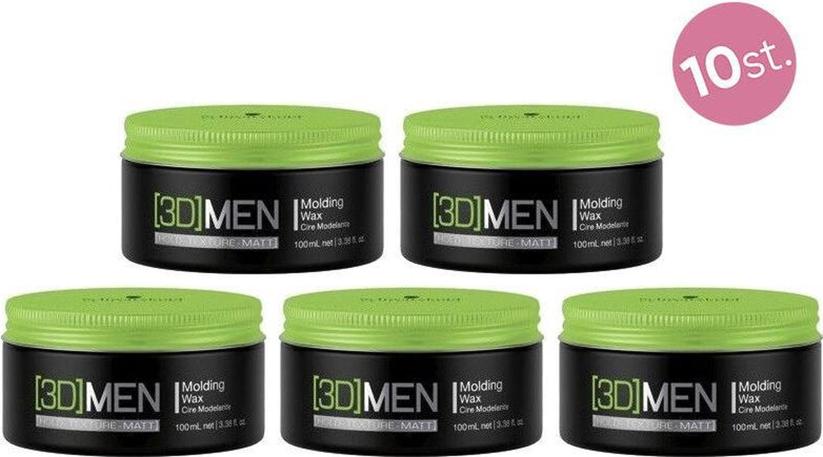 10X Schwarzkopf 3DMen Molding Wax 100ml