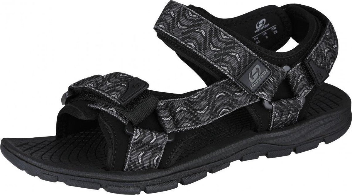 Hannah Sandalen Feet Unisex Eva/polyester Zwart/grijs Maat 46
