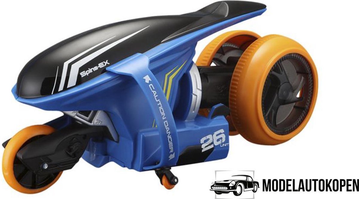 Cyklone 360 Motor Unit 26 1/24 Maisto Tech (Blauw) (22cm) (Radiografisch Bestuurbaar / Remote Control)