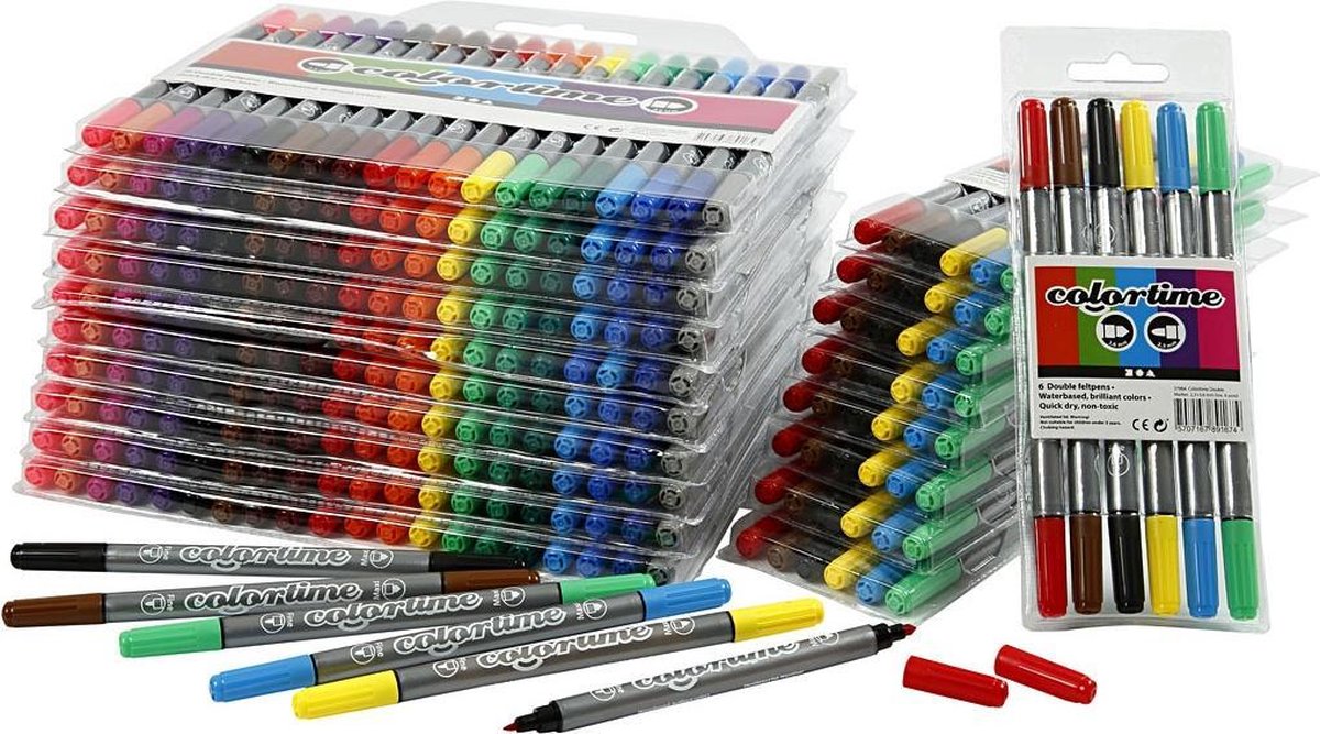 Colortime Dubbelstiften Lijndikte 2