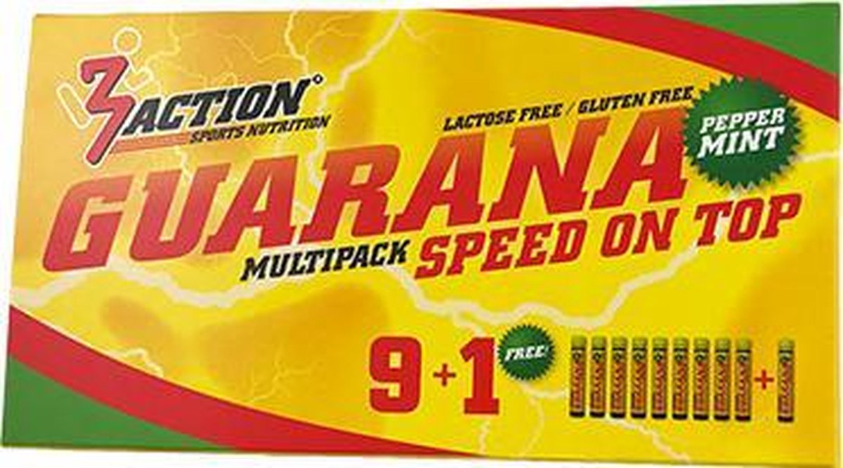 3Action Guarana Pepper Mint (10x25ml)