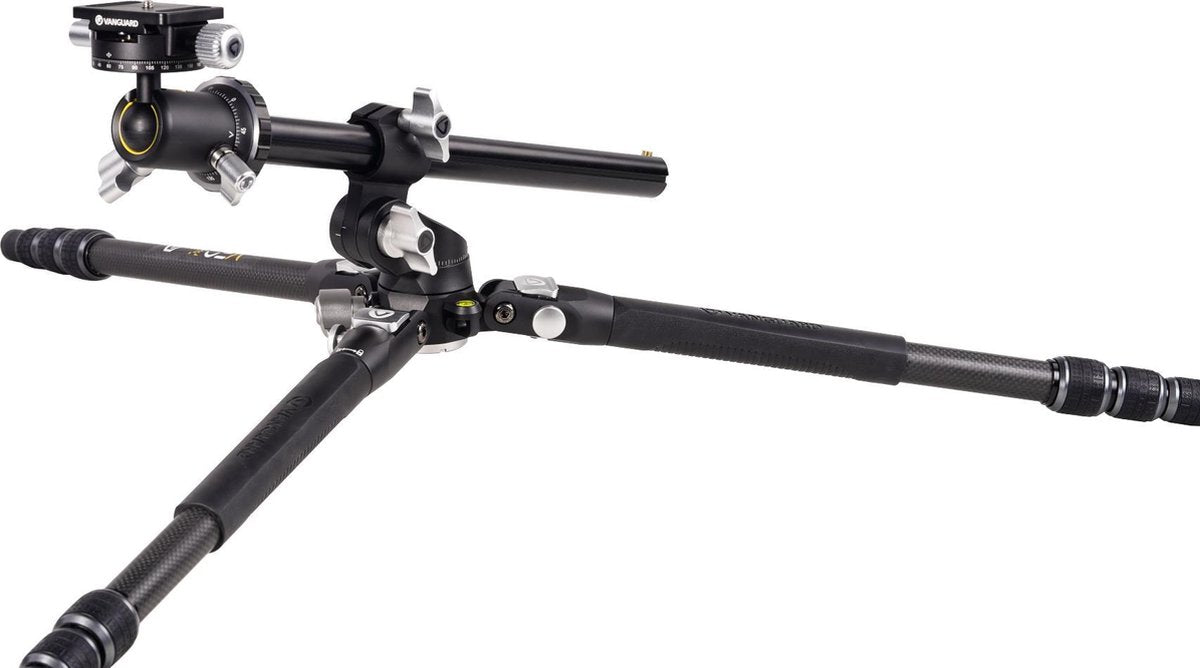 Vanguard - VEO 3T+ 234CB  - Carbon Statief - Multi Mount - BH 110S Dual Axis Kop - Macro - Eénbeenstatief