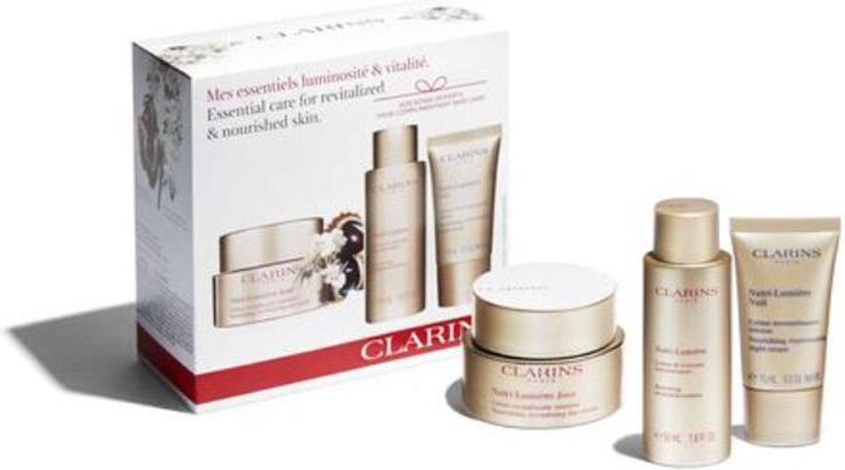 Clarins Pakket Face Nutri-Lumière Essential Care For Revitalized & Nourished Skin