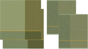 DDDDD Blend - 2x Theedoek & 2x Keukendoek - Olive Green