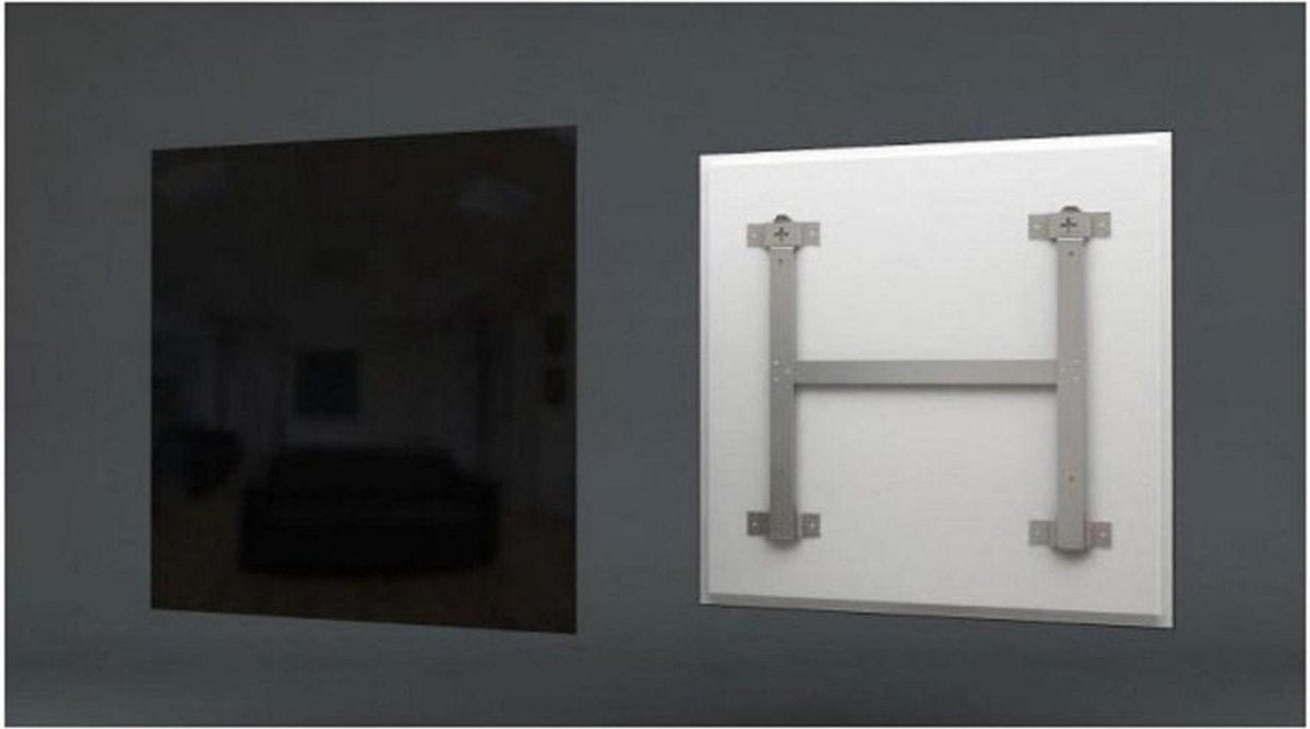 infrarood esthetisch glaspaneel Wit 60x60cm 300 Watt wifi smart switch